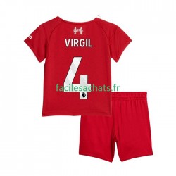 Maillot Liverpool Virgil van Dijk 4 2025-2026 Domicile Enfant MC
