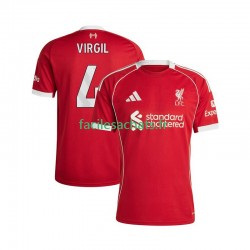 Maillot Liverpool Virgil van Dijk 4 2025-2026 Domicile Homme MC