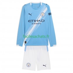 Maillot Manchester City 2025-2026 Domicile Enfant ML