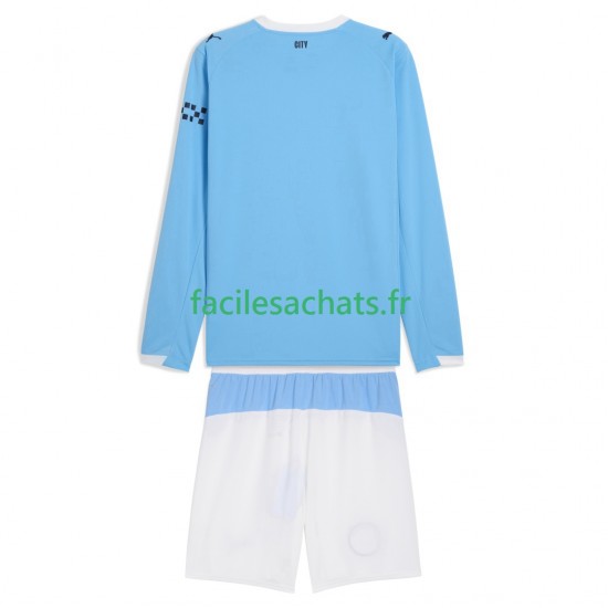 Maillot Manchester City 2025-2026 Domicile Enfant ML