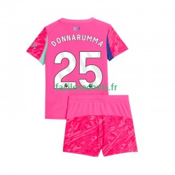 Maillot Manchester City Gianluigi Donnarumma 25 2025-2026 Gardien Extérieur Enfant MC