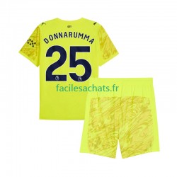 Maillot Manchester City Gianluigi Donnarumma 25 2025-2026 Gardien 3ème Enfant MC