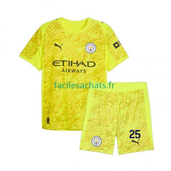 Maillot Manchester City Gianluigi Donnarumma 25 2025-2026 Gardien 3ème Enfant MC