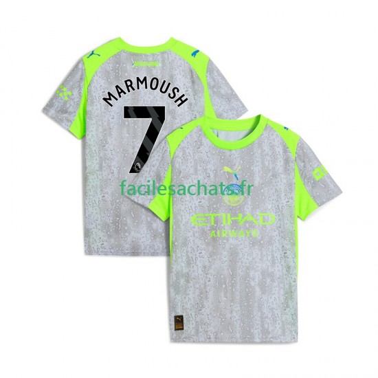 Maillot Manchester City Omar Marmoush 7 2025-2026 3ème Homme MC