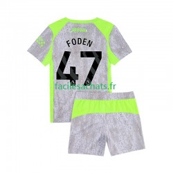 Maillot Manchester City Phil Foden 47 2025-2026 3ème Enfant MC