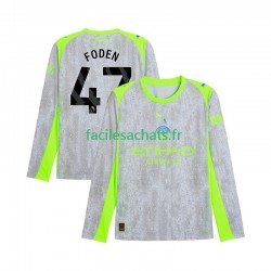 Maillot Manchester City Phil Foden 47 2025-2026 3ème Homme ML