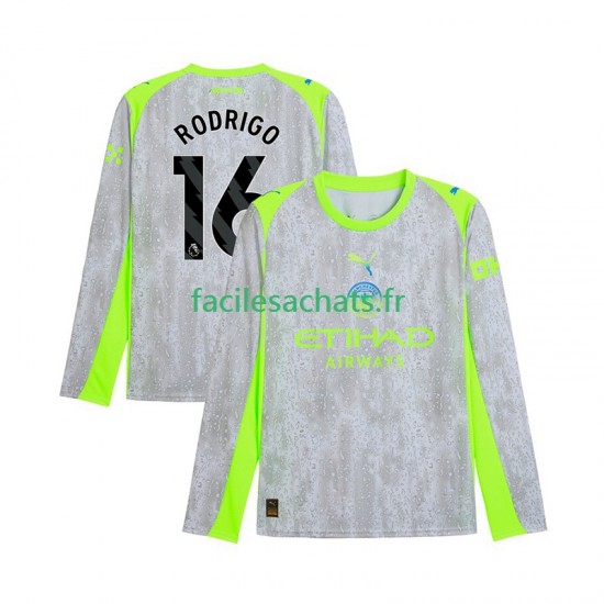 Maillot Manchester City Rodrigo Hernandez 16 2025-2026 3ème Homme ML