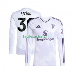 Maillot Manchester United Benjamin Sesko 30 2025-2026 Extérieur Homme ML