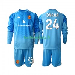Maillot Manchester United Andre Onana 24 2025-2026 Gardien Domicile Enfant ML