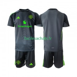 Maillot Manchester United 2025-2026 Gardien Extérieur Enfant MC