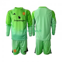 Maillot Manchester United 2025-2026 Gardien 4ème Enfant ML