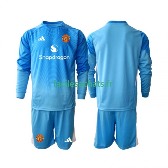 Maillot Manchester United 2025-2026 Gardien Domicile Enfant ML