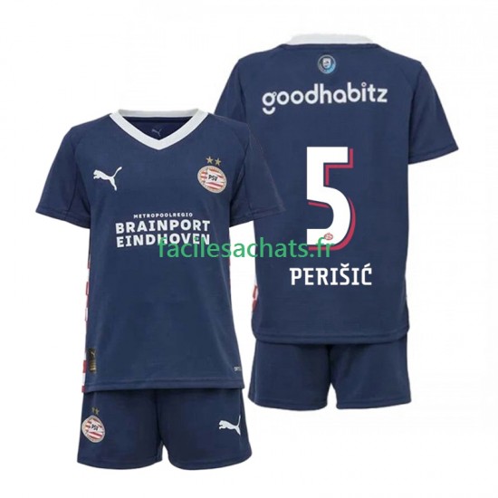 Maillot PSV Eindhoven Ivan Perisic 5 2025-2026 Extérieur Enfant MC