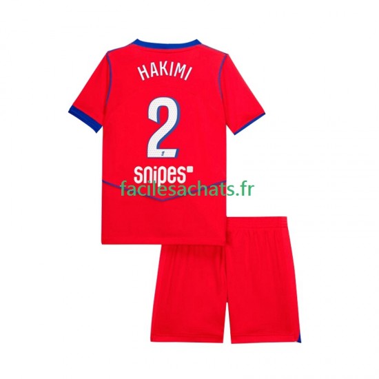 Maillot Paris Saint-Germain Achraf Hakimi 2 2025-2026 3ème Enfant MC