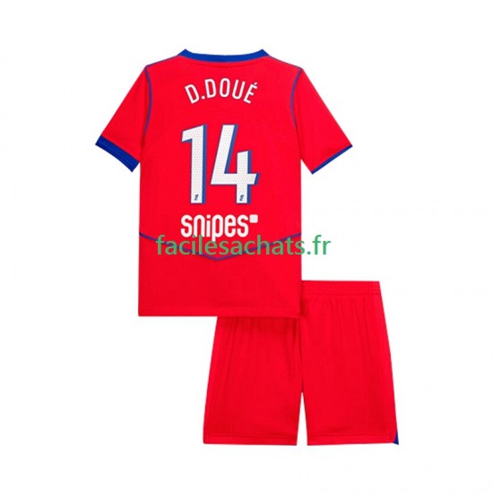 Maillot Paris Saint-Germain Desire Doue 14 2025-2026 3ème Enfant MC