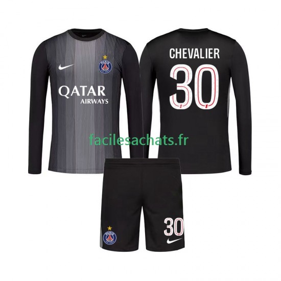 Maillot Paris Saint-Germain Lucas Chevalier 30 2025-2026 Gardien Domicile Enfant ML