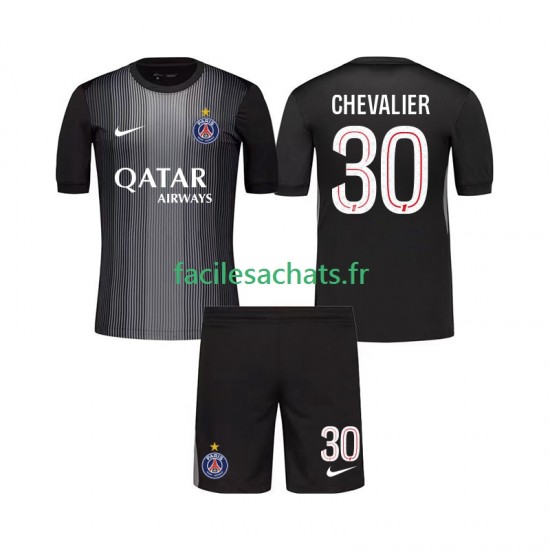 Maillot Paris Saint-Germain Lucas Chevalier 30 2025-2026 Gardien Domicile Enfant MC