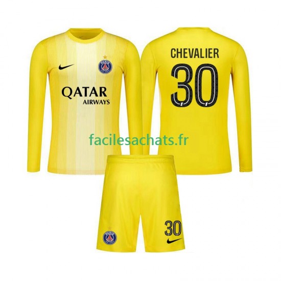 Maillot Paris Saint-Germain Lucas Chevalier 30 2025-2026 Gardien 3ème Enfant ML