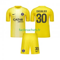 Maillot Paris Saint-Germain Lucas Chevalier 30 2025-2026 Gardien 3ème Enfant MC