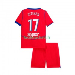 Maillot Paris Saint-Germain Vitinha 17 2025-2026 3ème Enfant MC