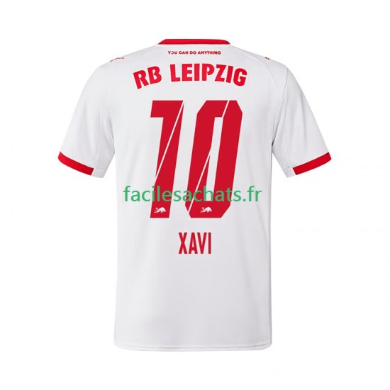 Maillot RB Leipzig Xavi Simons 10 2025-2026 Domicile Homme MC