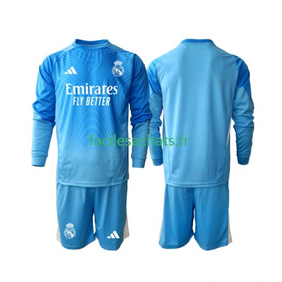 Maillot Real Madrid 2025-2026 Gardien Domicile Enfant ML