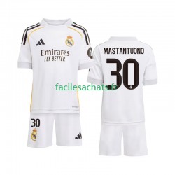 Maillot Real Madrid Mastantuono 30 2025-2026 Domicile Enfant MC
