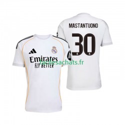 Maillot Real Madrid Mastantuono 30 2025-2026 Domicile Homme MC