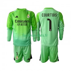 Maillot Real Madrid Thibaut Courtois 1 2025-2026 Extérieur Enfant ML