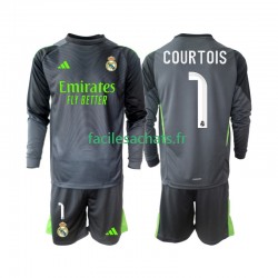 Maillot Real Madrid Thibaut Courtois 1 2025-2026 3ème Enfant ML