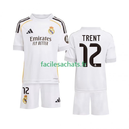 Maillot Real Madrid Trent Alexander-Arnold 12 2025-2026 Domicile Enfant MC