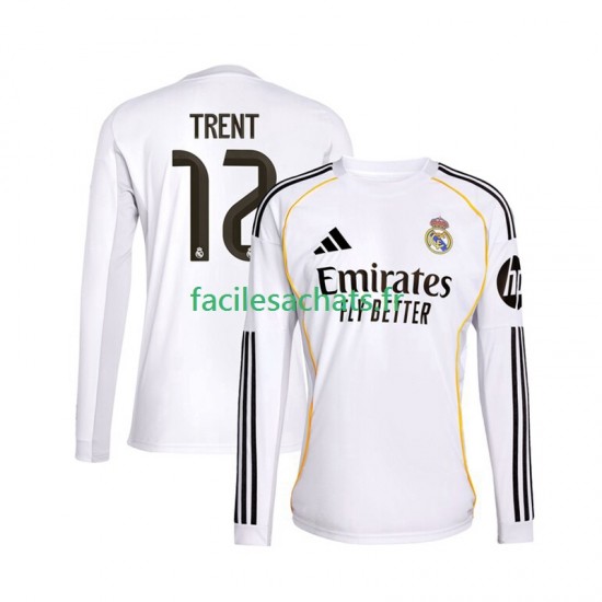 Maillot Real Madrid Trent Alexander-Arnold 12 2025-2026 Domicile Homme ML