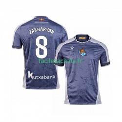 Maillot Real Sociedad Arsen Zakharyan 8 2025-2026 Extérieur Homme MC