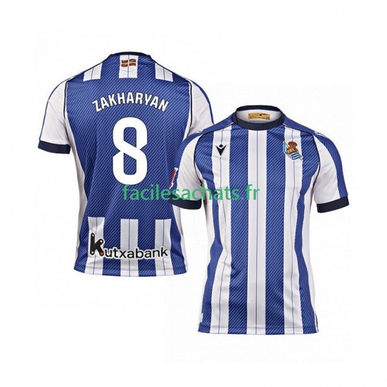 Maillot Real Sociedad Arsen Zakharyan 8 2025-2026 Domicile Homme MC