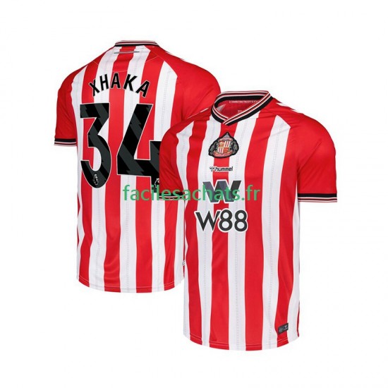 Maillot Sunderland Granit Xhaka 34 2025-2026 Domicile Homme MC