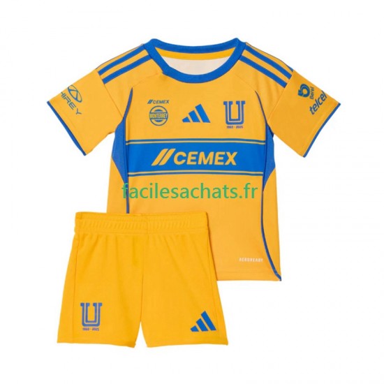Maillot Tigres UANL 2025-2026 Domicile Enfant MC