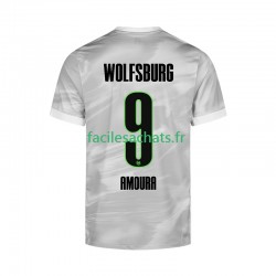 Maillot VfL Wolfsburg Mohamed Amoura 9 2025-2026 Extérieur Homme MC