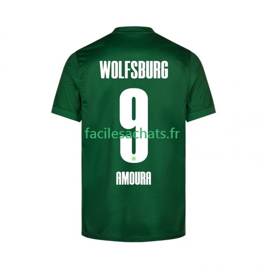 Maillot VfL Wolfsburg Mohamed Amoura 9 2025-2026 Domicile Homme MC