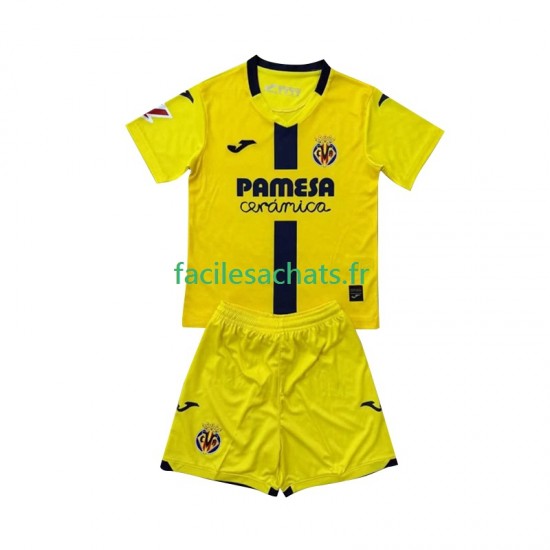 Maillot Villarreal CF 2025-2026 Domicile Enfant MC