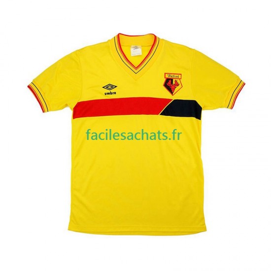 Maillot Watford Retro 1985 Domicile Homme MC