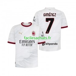 Maillot AC Milan Gimenez 7 2026-2027 Extérieur Homme MC
