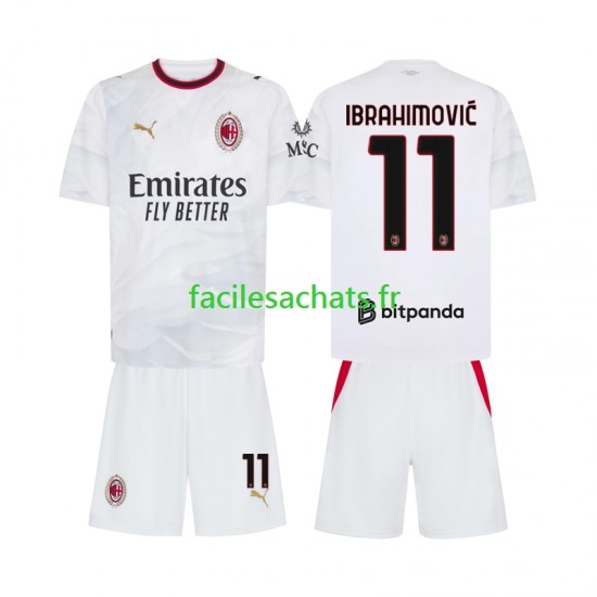 Maillot AC Milan Ibrahimovic 11 2026-2027 Extérieur Enfant MC