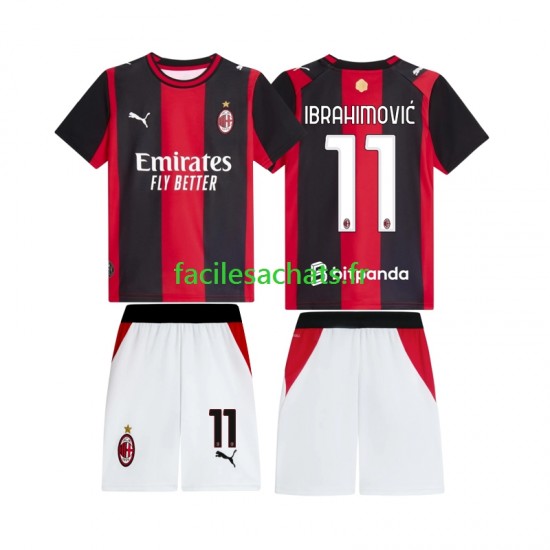 Maillot AC Milan Ibrahimovic 11 2026-2027 Domicile Enfant MC