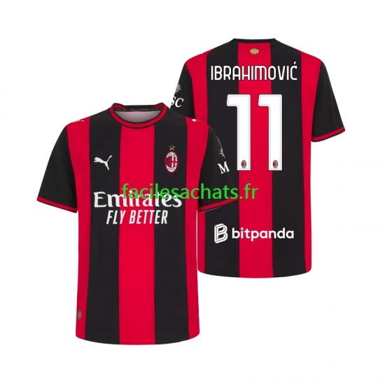 Maillot AC Milan Ibrahimovic 11 2026-2027 Domicile Homme MC