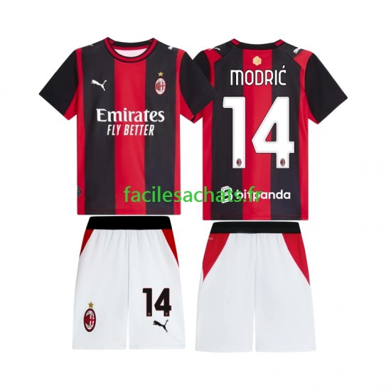 Maillot AC Milan Luka Modric 14 2026-2027 Domicile Enfant MC