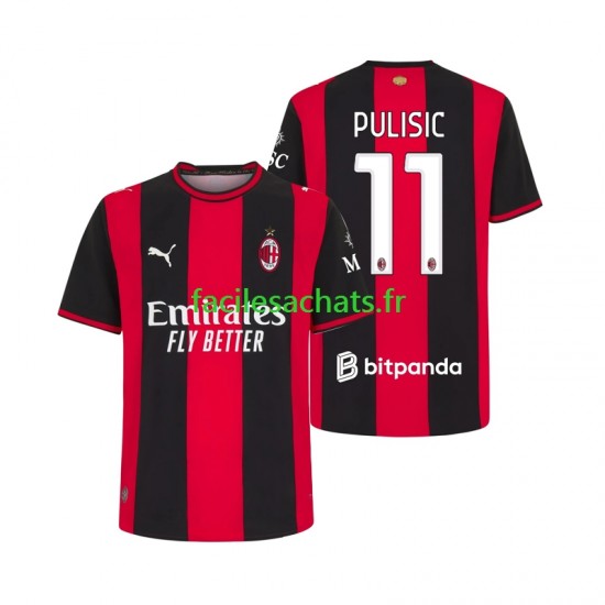 Maillot AC Milan Pulisic 11 2026-2027 Domicile Homme MC