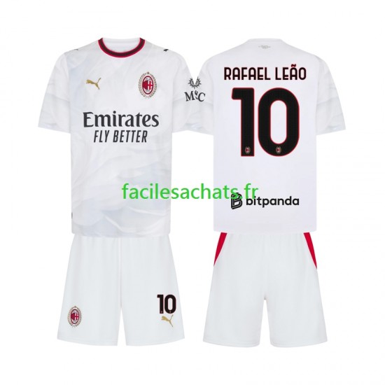 Maillot AC Milan Rafael Leao 10 2026-2027 Extérieur Enfant MC