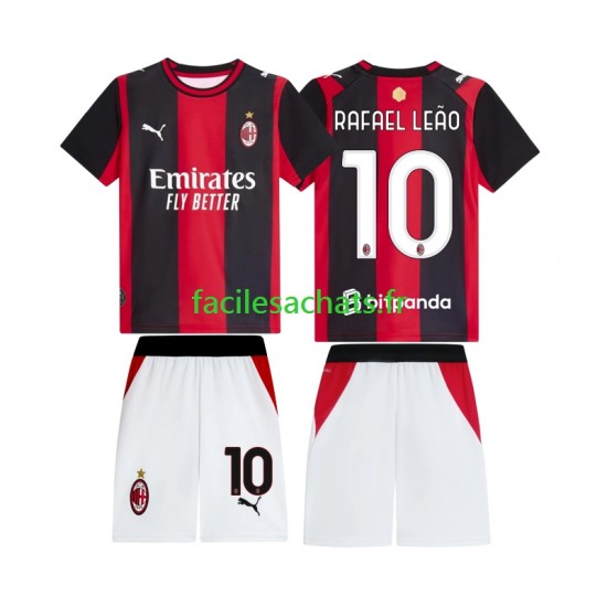 Maillot AC Milan Rafael Leao 10 2026-2027 Domicile Enfant MC