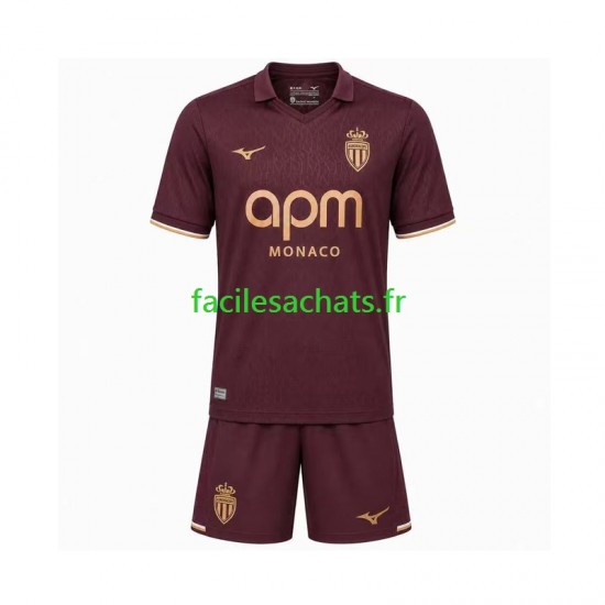 Maillot AS Monaco 2026-2027 Extérieur Enfant MC