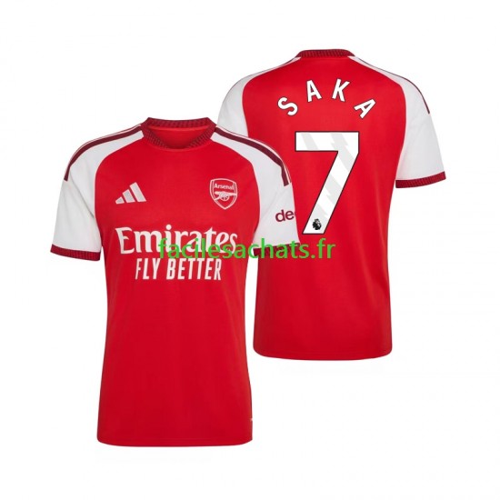 Maillot Arsenal Bukayo Saka 7 2026-2027 Domicile Homme MC